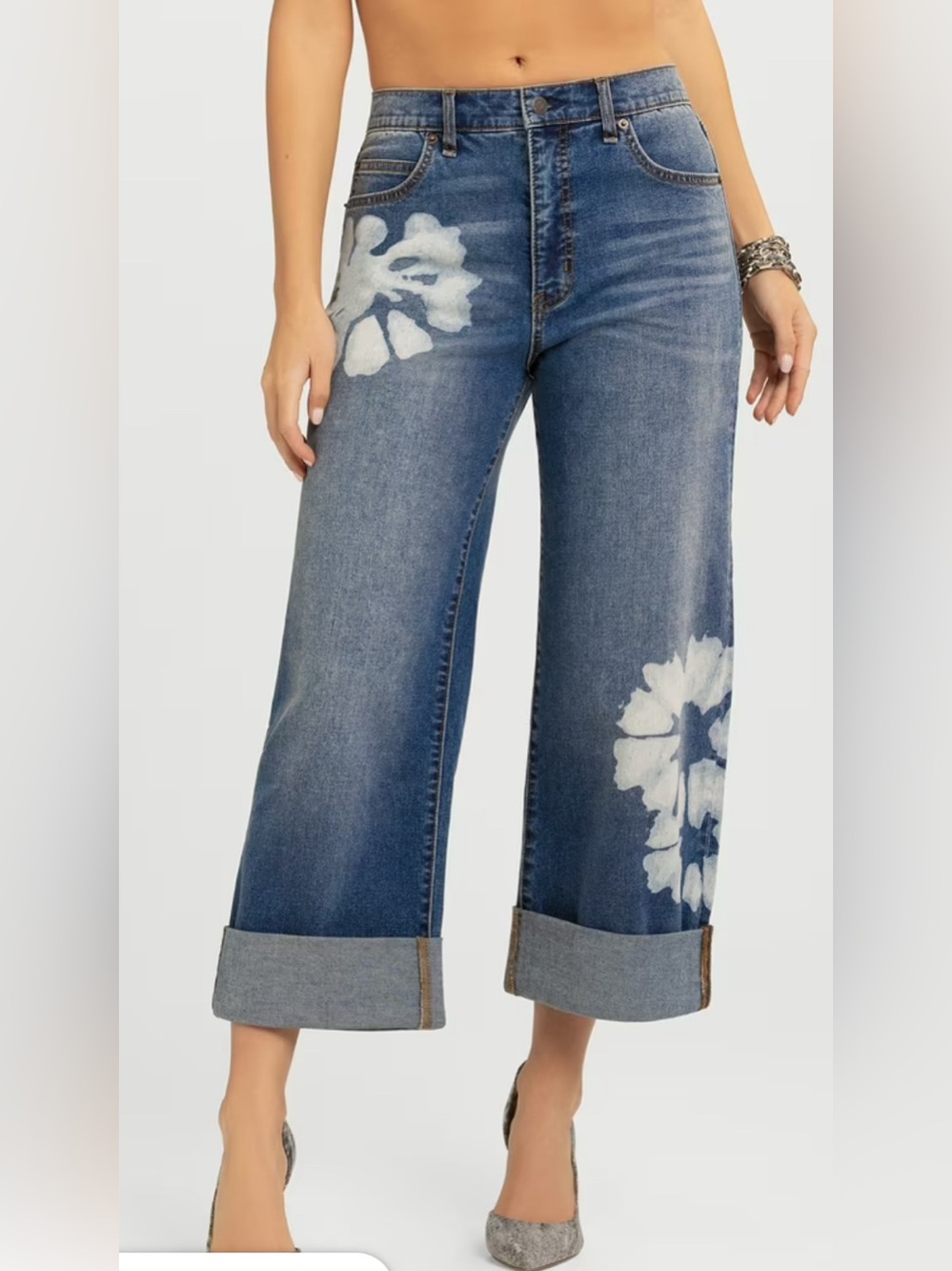 Jessica Simpson Zinnia Wide Leg Boyfriend Jeans